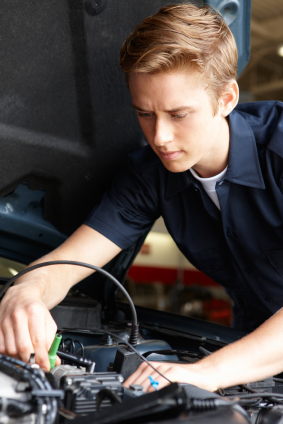 Mechanic at work